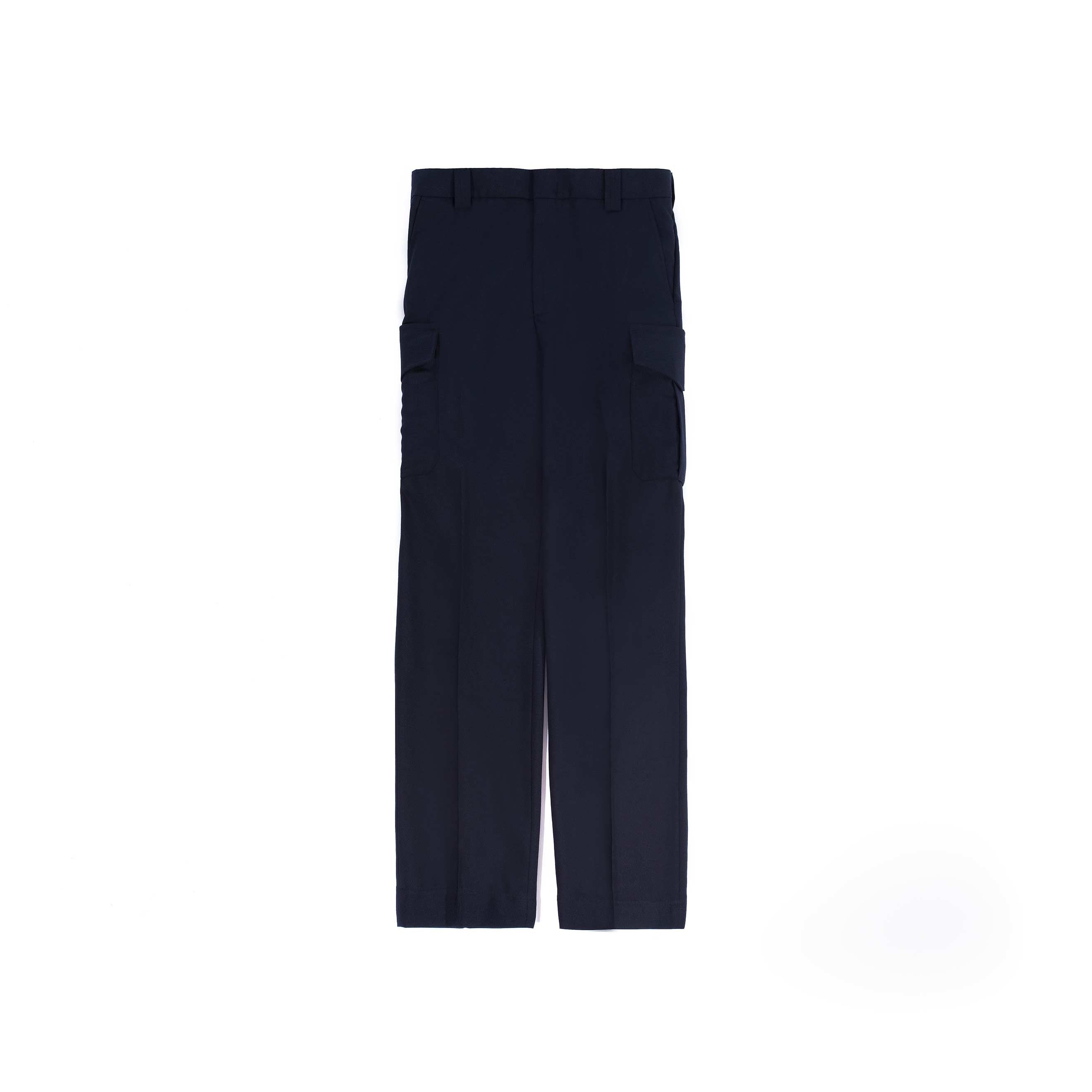 SIDE-POCKET WOOL PANTS REG,TALL