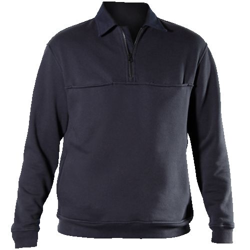 JOB SHIRT WITH RIB KNIT