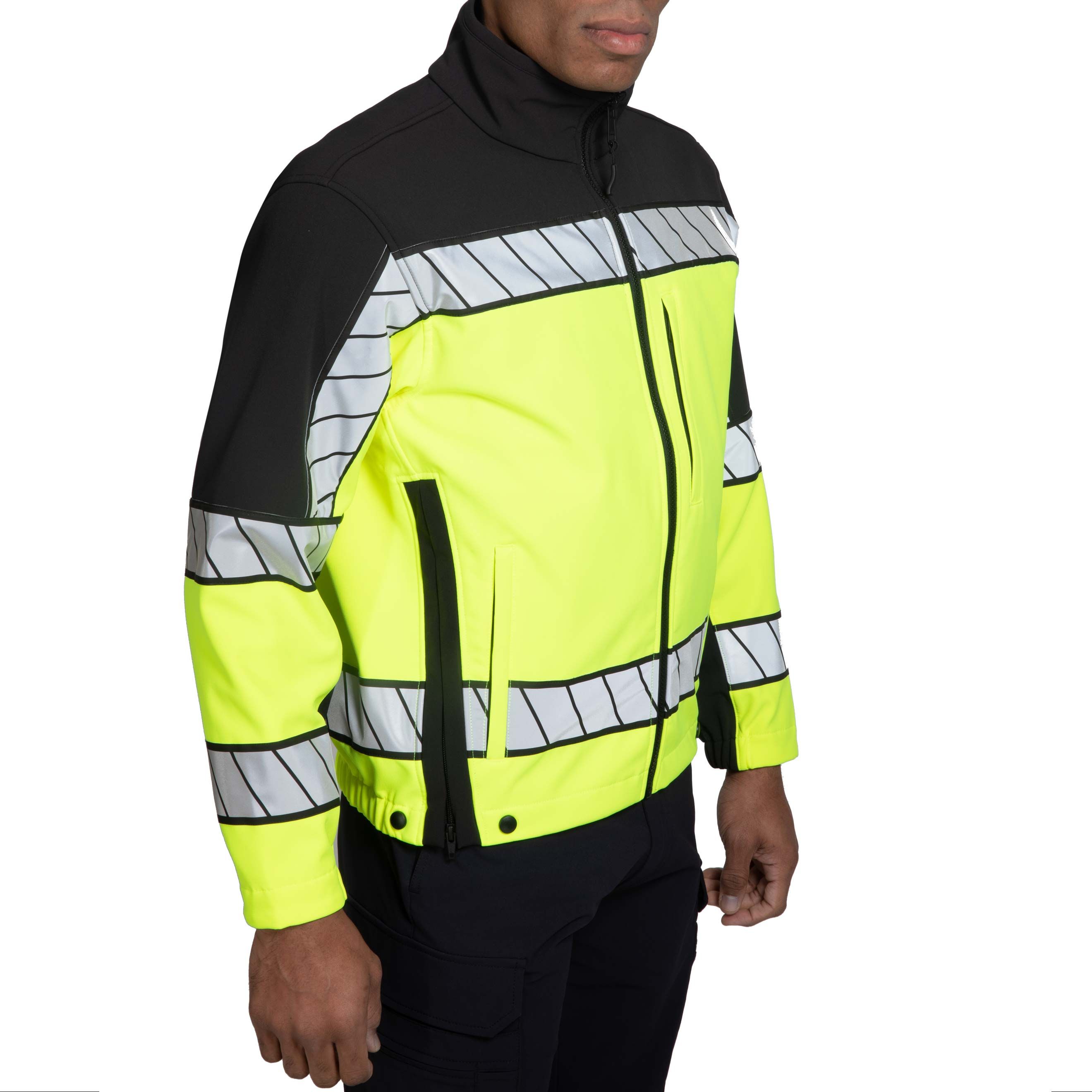 COLORBLOCK SOFTSHELL FLEECE JACKET SHORT,REG,TALL
