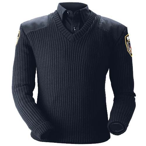 LINED V-NECK SWEATER