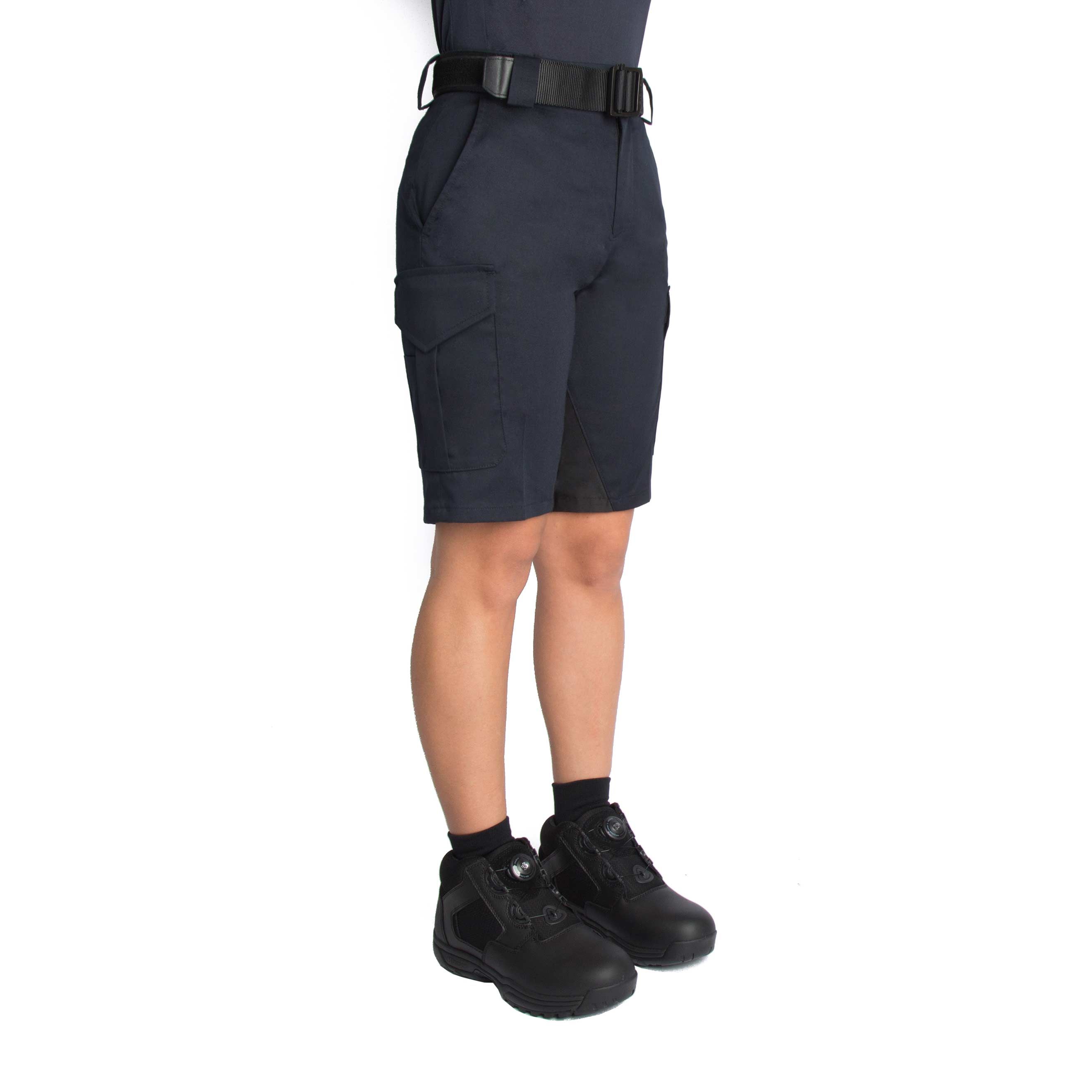 WOMEN'S SIDE-POCKET COTTON SHORTS REG
