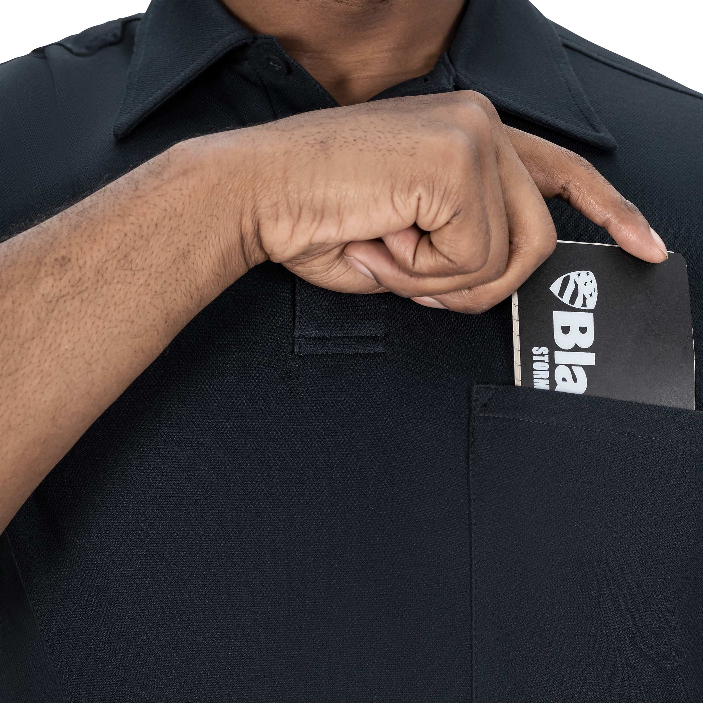 BICOMPONENT POLO SHIRT WITH POCKET REG,TALL