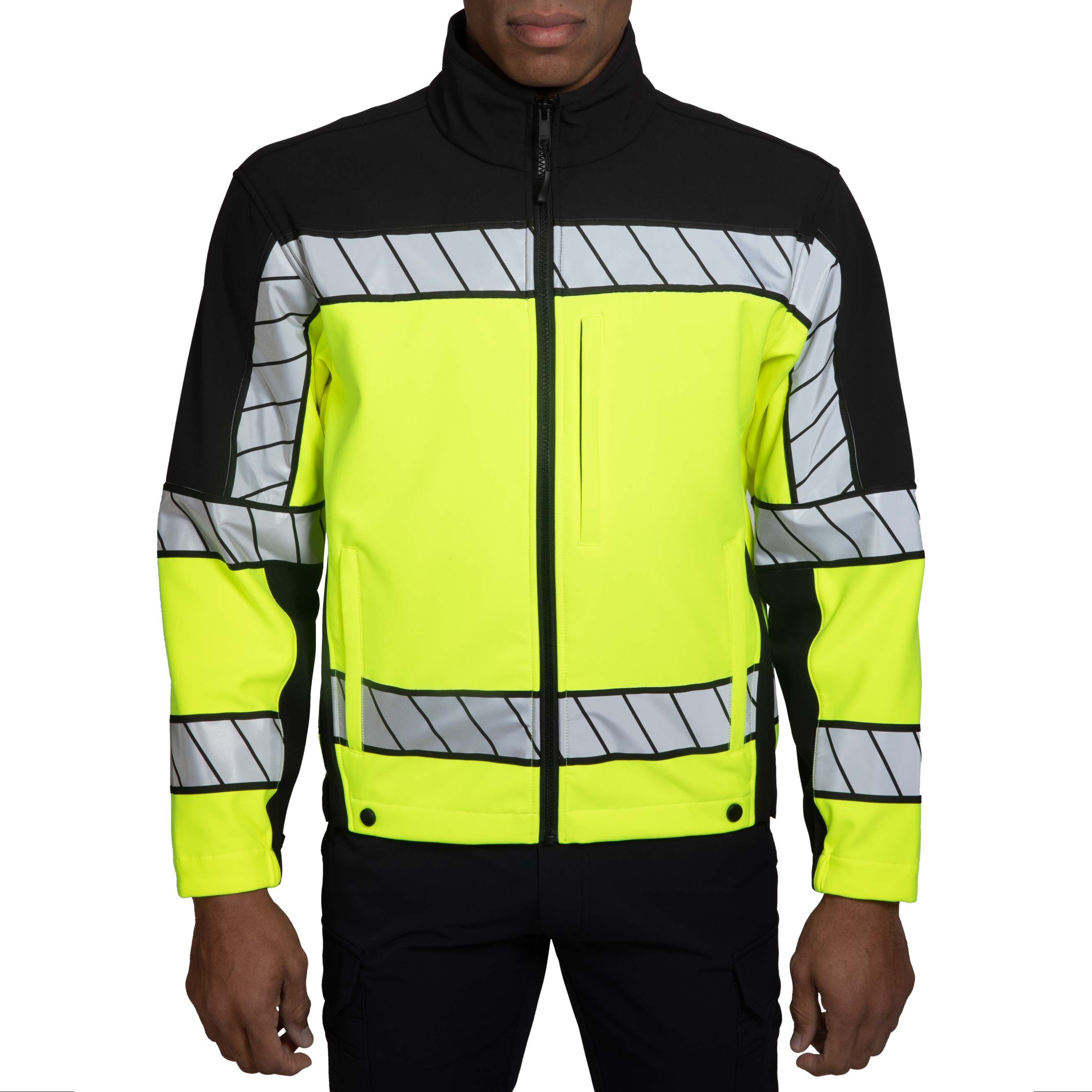 COLORBLOCK SOFTSHELL FLEECE JACKET