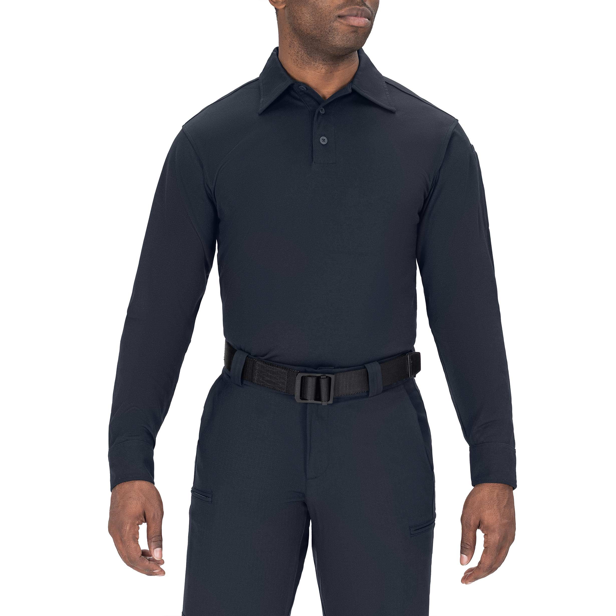 LONG SLEEVE BICOMPONENT POLO SHIRT SHORT,REG,TALL,X TALL,EXTRA TALL