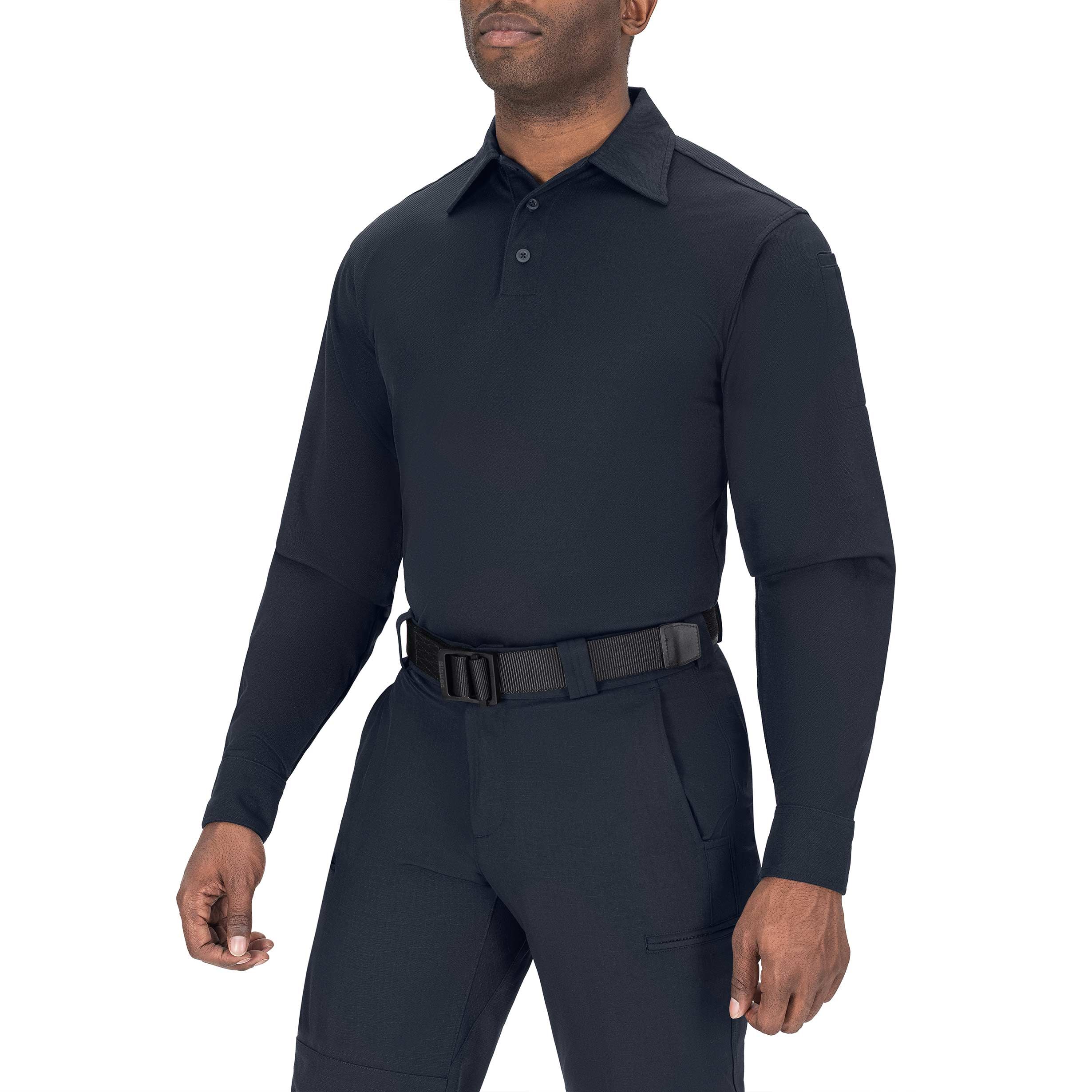 LONG SLEEVE BICOMPONENT POLO SHIRT SHORT,REG,TALL,X TALL,EXTRA TALL
