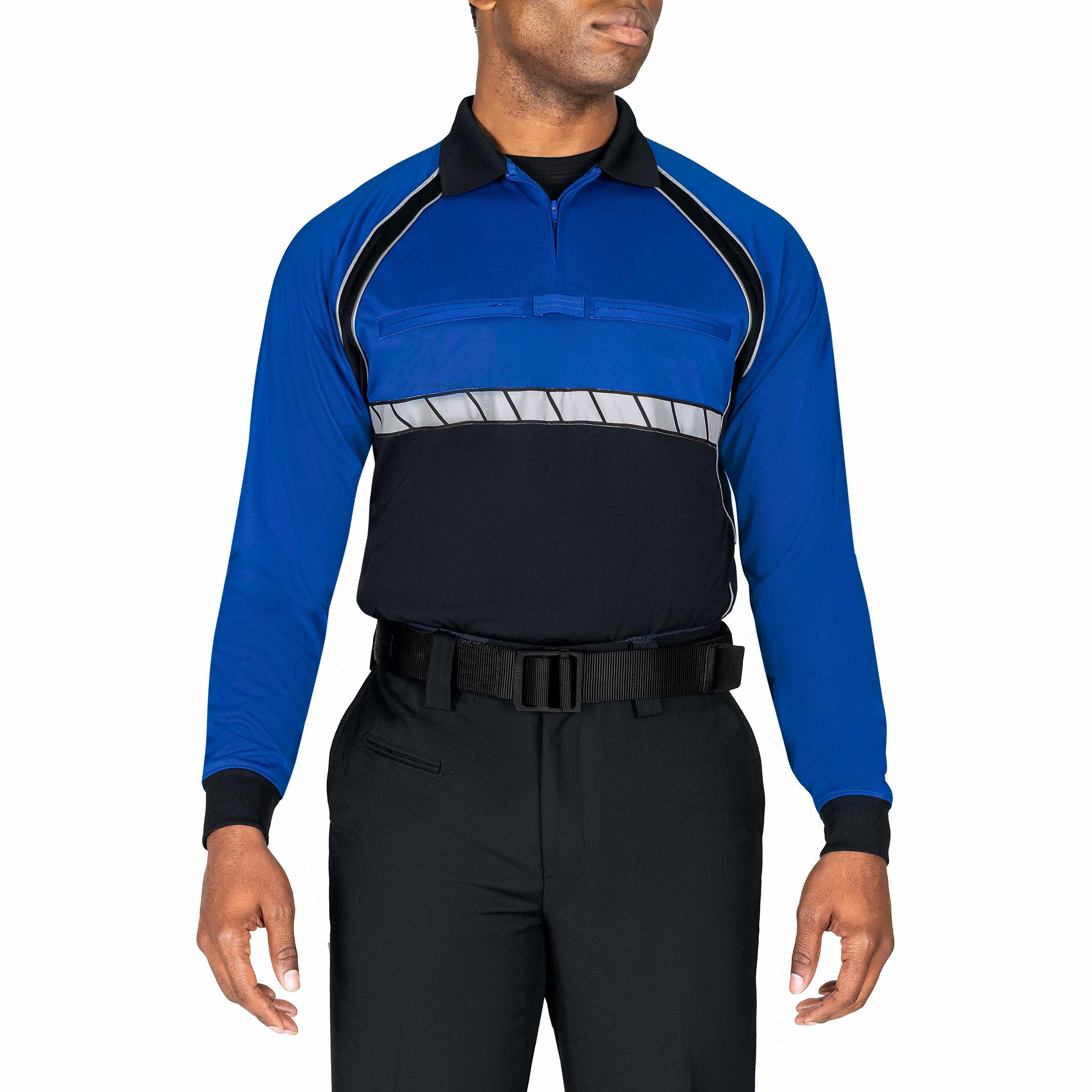 LONG SLEEVE COLORBLOCK PERFORMANCE POLO SHIRT REG,TALL