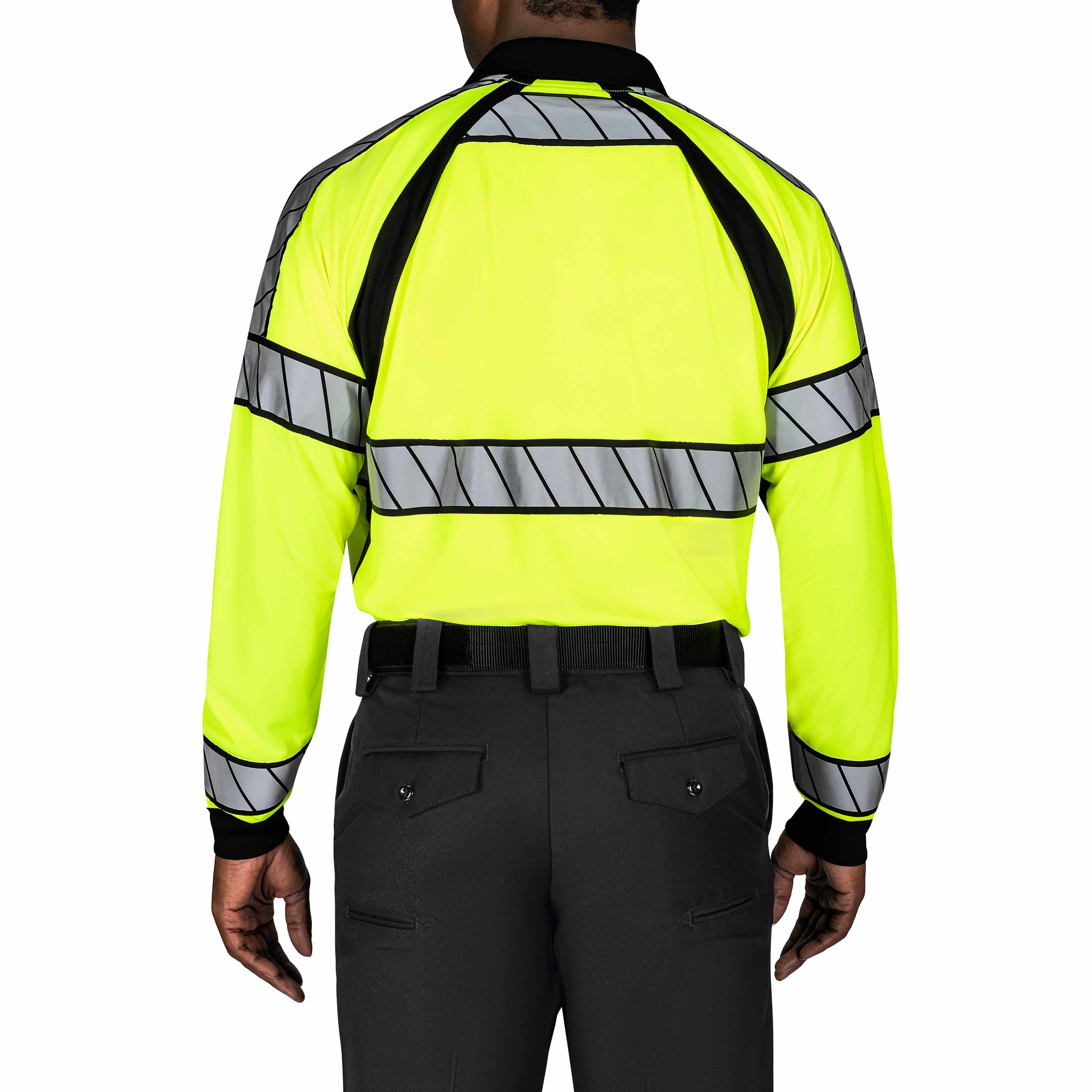 LONG SLEEVE HI-VIS POLO SHIRT REG,TALL 3 LONG SLEEVE HI-VIS POLO SHIRT REG,TALL