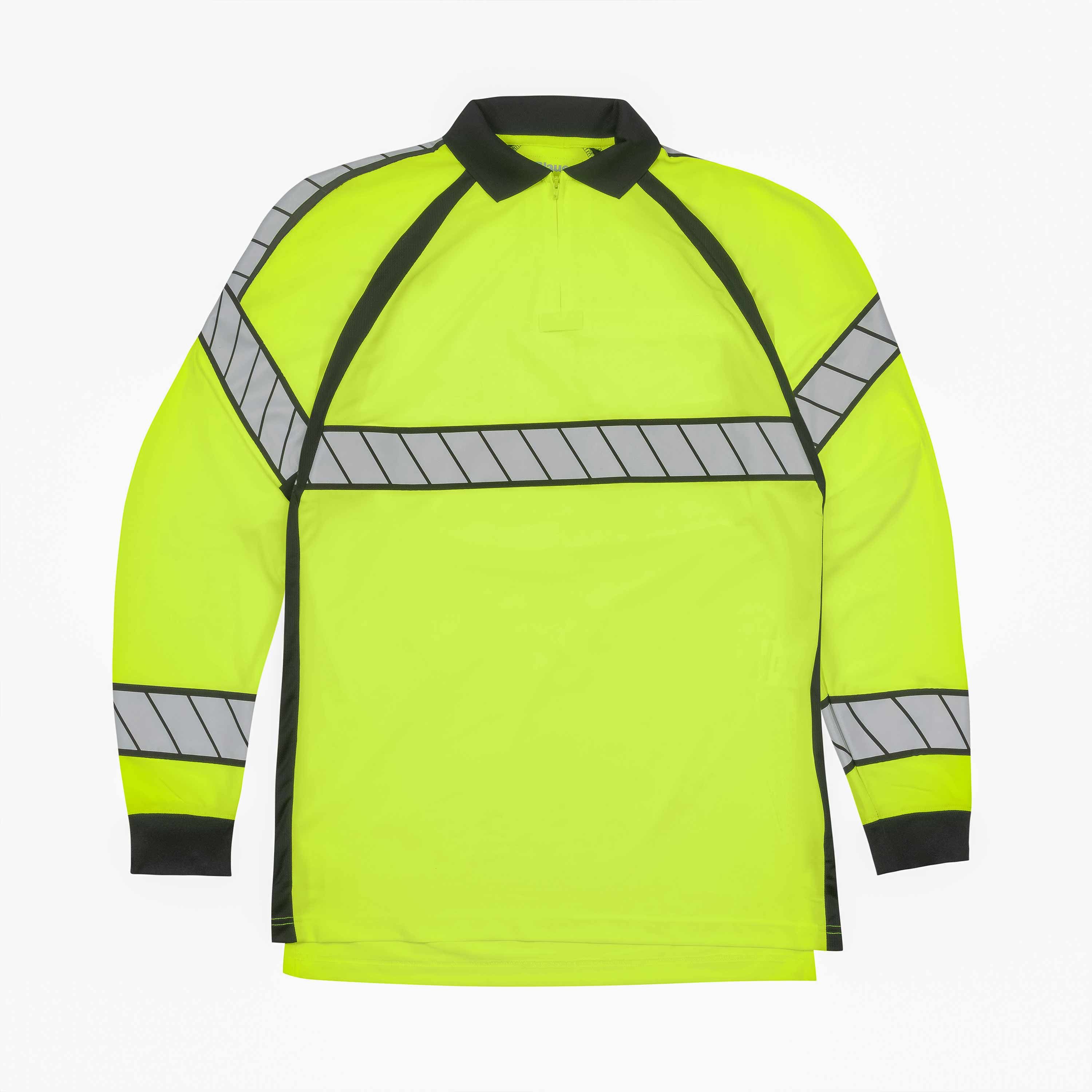 LONG SLEEVE HI-VIS POLO SHIRT REG,TALL 4 LONG SLEEVE HI-VIS POLO SHIRT REG,TALL