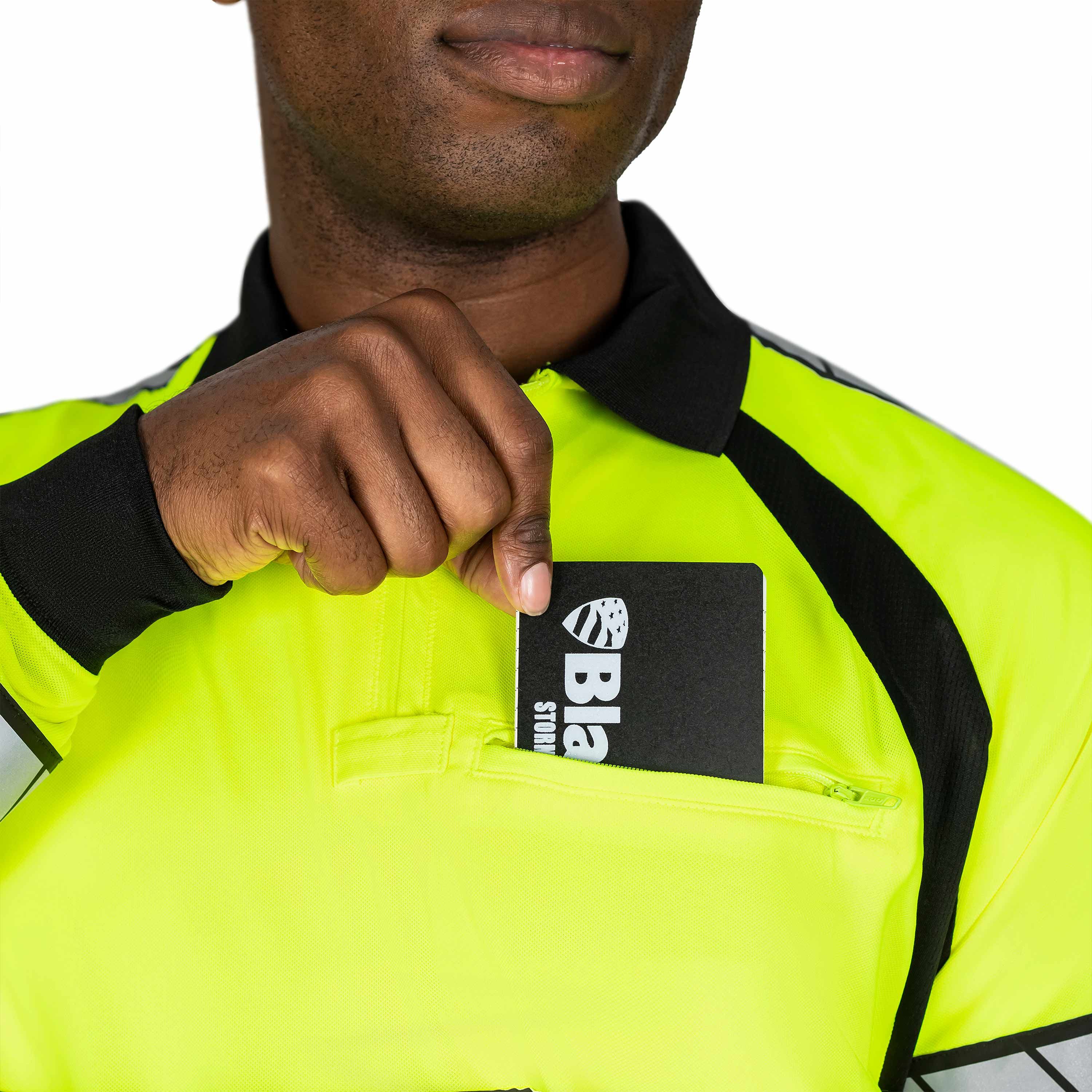 LONG SLEEVE HI-VIS POLO SHIRT REG,TALL 5 LONG SLEEVE HI-VIS POLO SHIRT REG,TALL