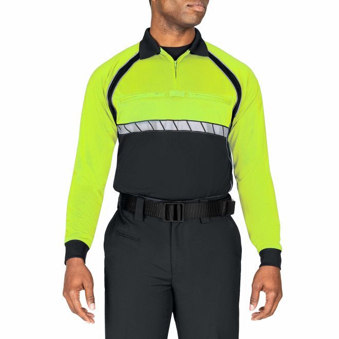 Long Sleeve ColorBlock Performance Polo REG,TALL