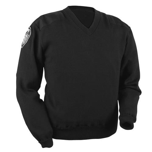 JERSEY KNIT V-NECK SWEATER